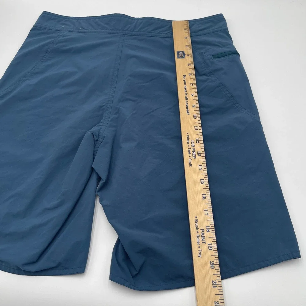 Patagonia Mens Blue Swim Surf Board Shorts Size 32 Performance‎ Lace up Gorpcore